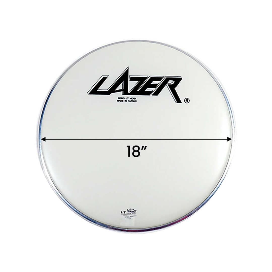 Lazer Music 18" Single Ply 0.2mm Coated Remo Ambassador Drumhead