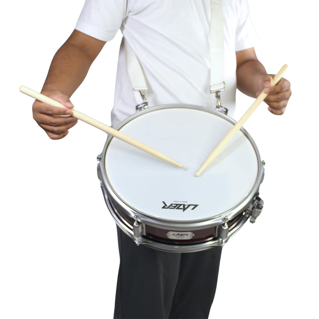 LAZER WS4-4515LC Marching Wood Snare WHITE