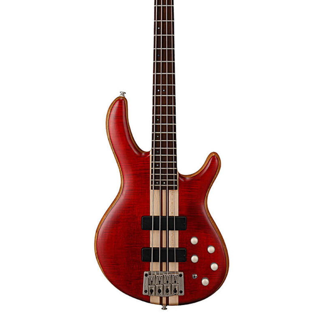 Cort A4 Plus FMMH Bass Guitar RED