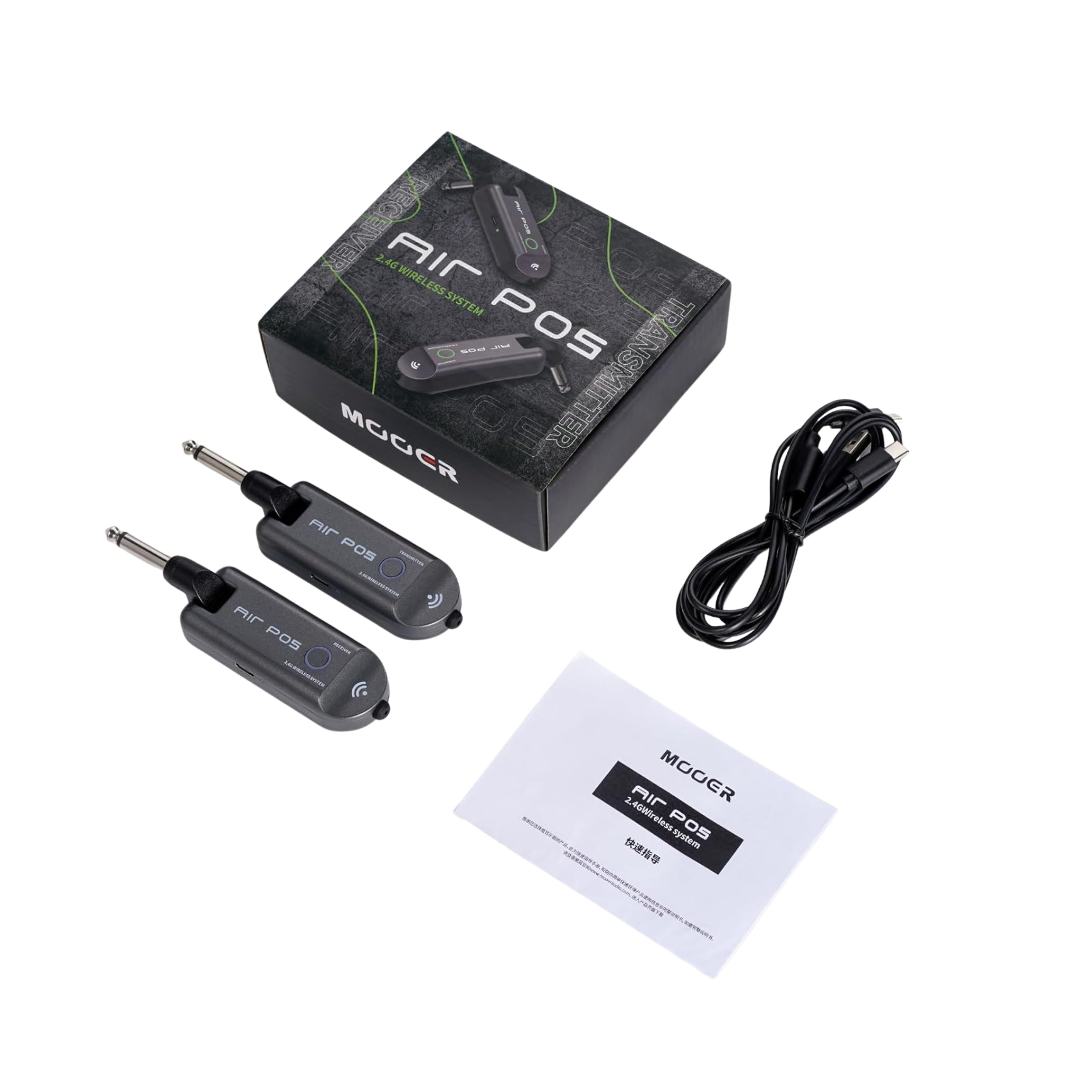 Mooer Air P05 Professional Universal 2.4GHz Wireless Guitar System