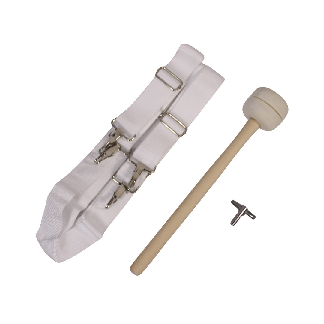 Lazer Marching Bass Drum 22'' with Strap, Mallet, and Key [BD22-4412LC]