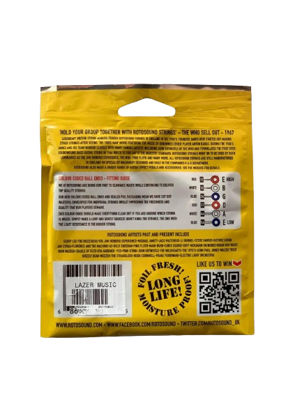 Rotosound Tru Bronze Acoustic Medium Light Guitar Strings