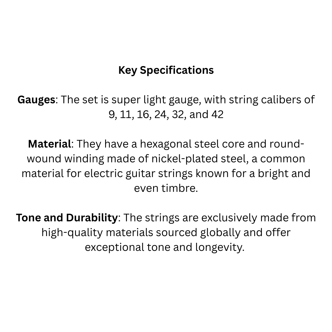 Alice A506A Electric Guitar Strings