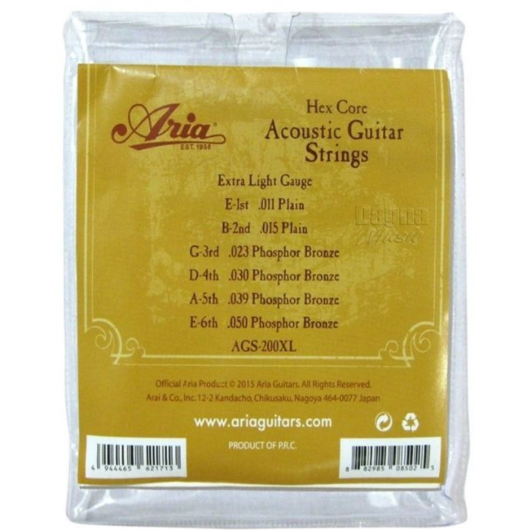 Aria AGS-200XL Acoustic Guitar Strings