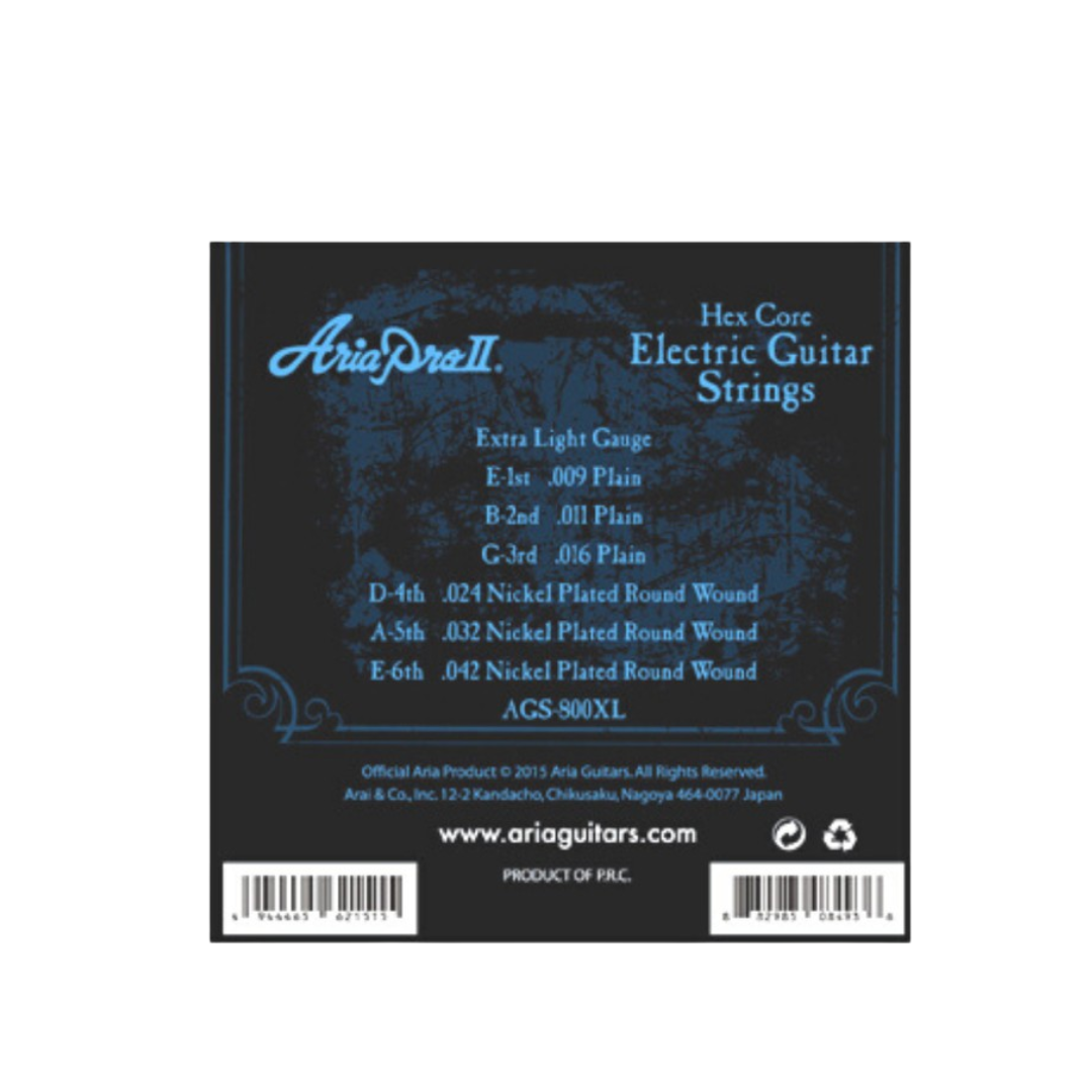 Aria Pro II AGS-800XL Electric Guitar Strings
