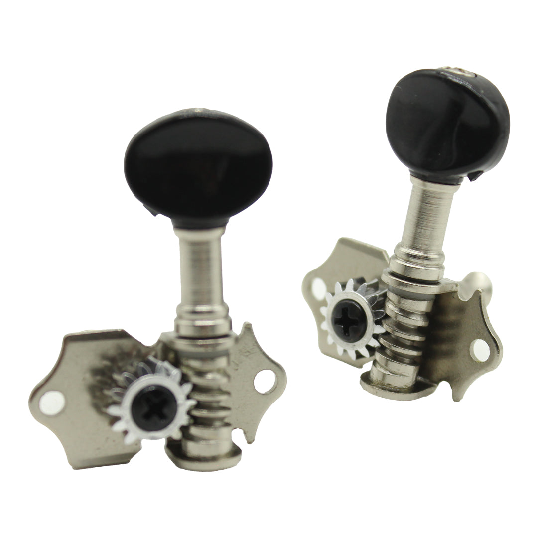 Alice AU014BK Ukulele Tuning Pegs Machine Heads Set - (2L + 2R)