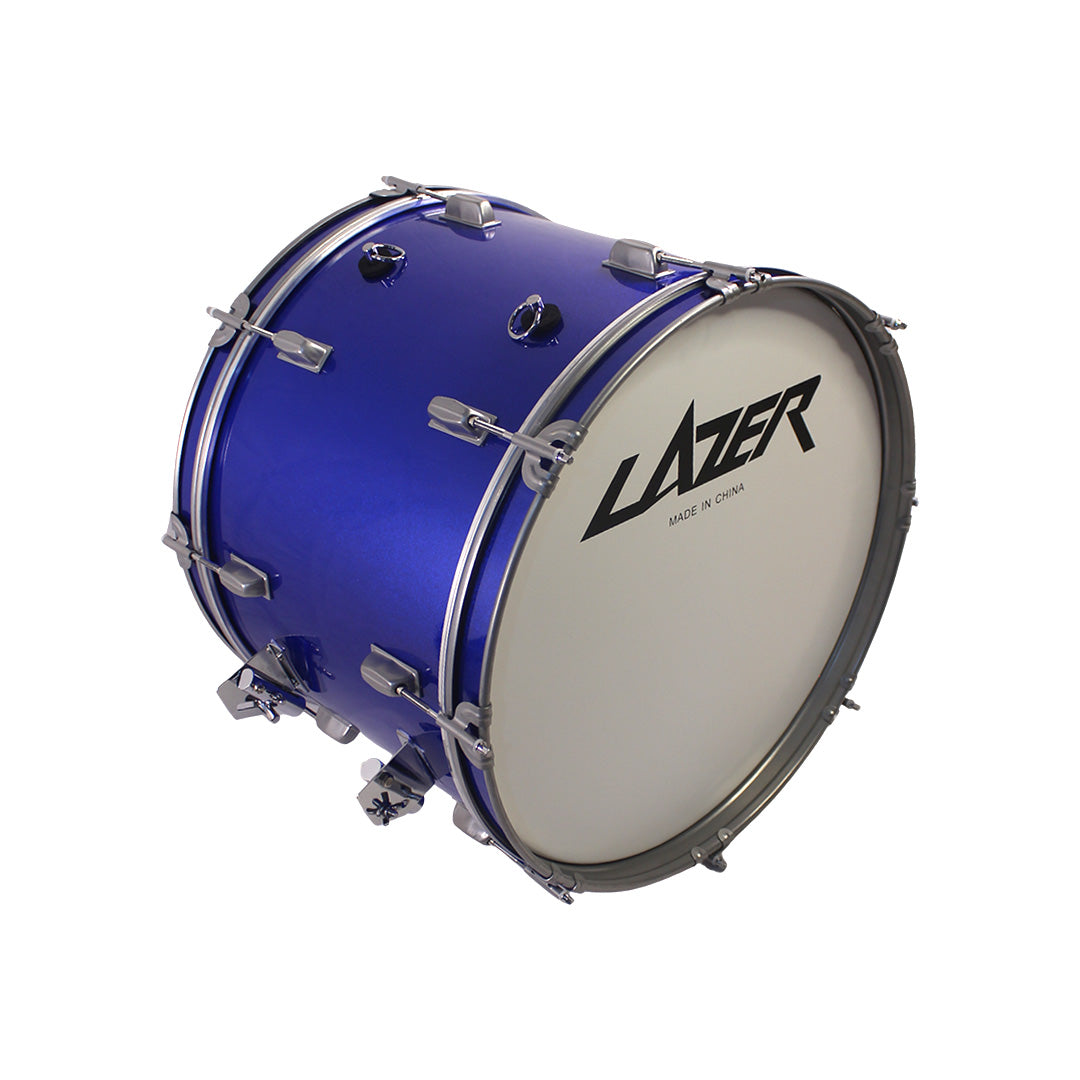 Lazer Marching Bass Drum 20'' w/ Harness, Mallet, and Key [BD20-HLC]
