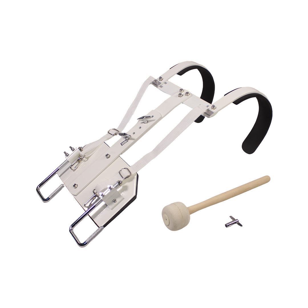 Lazer Marching Bass Drum 20'' w/ Harness, Mallet, and Key [BD20-HLC]