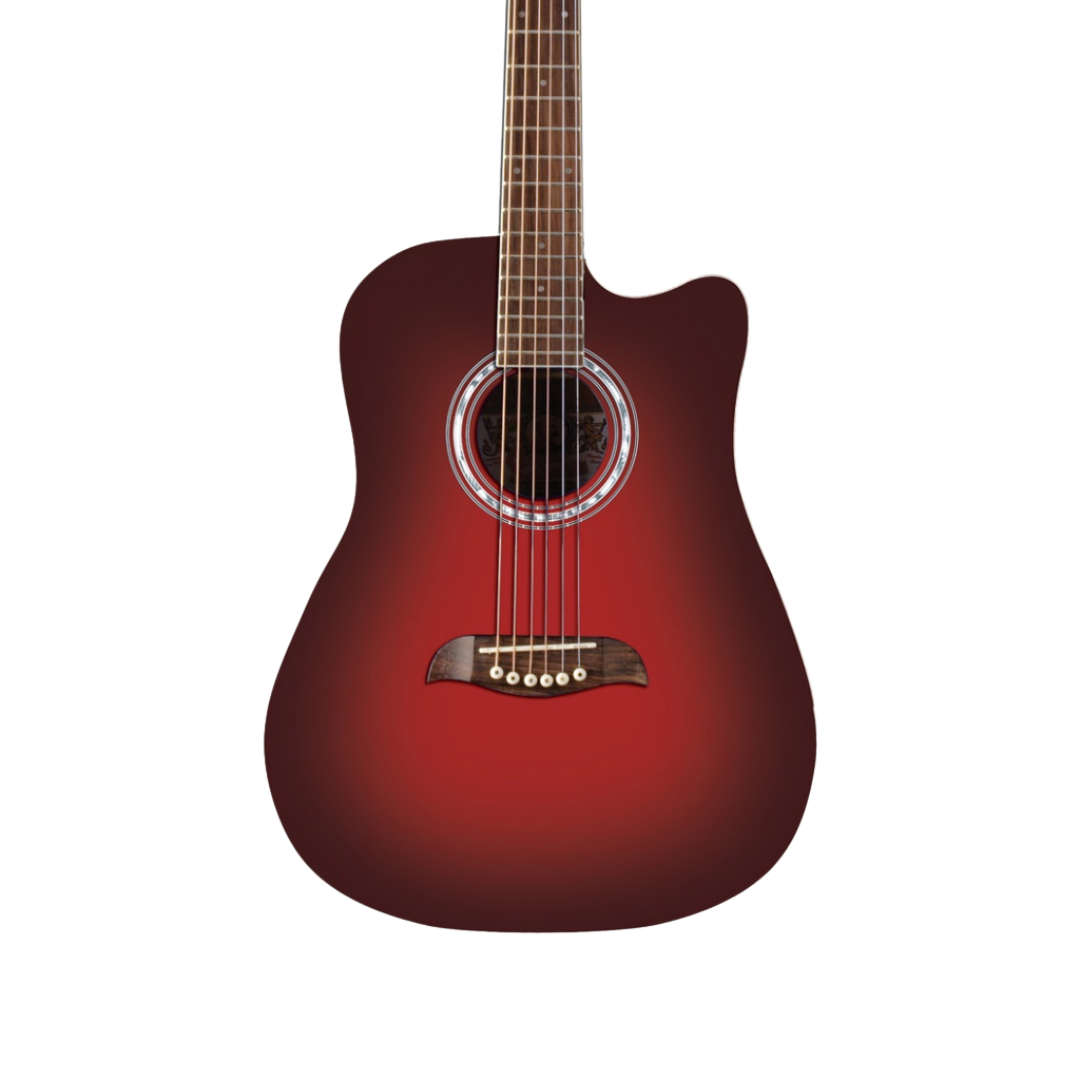 Oscar Schmidt OD45CPK Acoustic Guitar with Cutaway