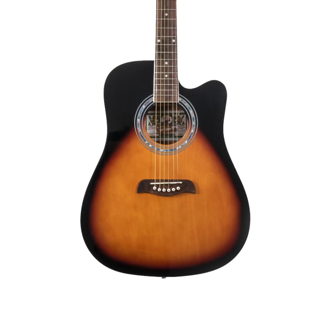 Oscar Schmidt OD45CPK Acoustic Guitar with Cutaway