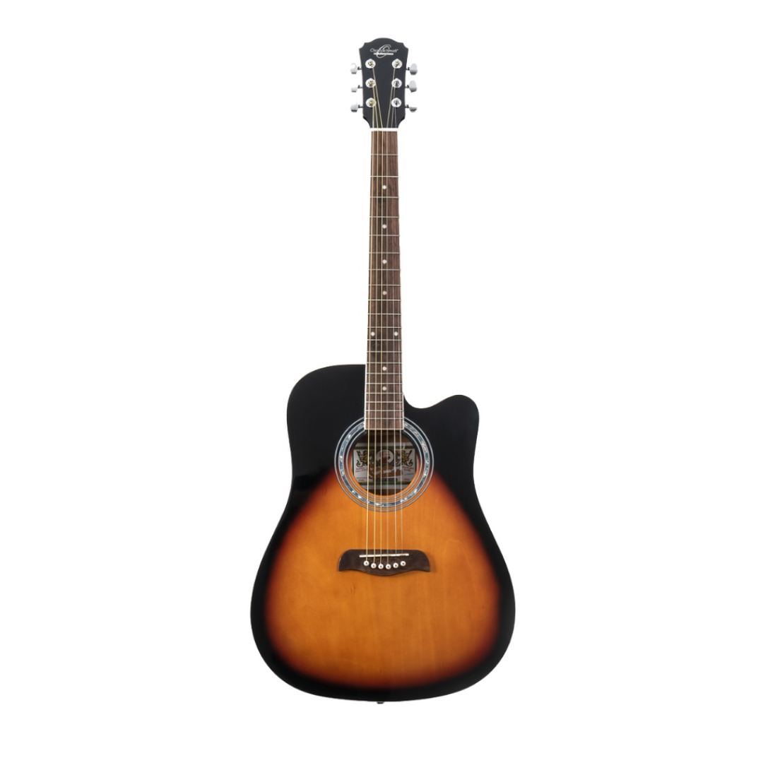Oscar Schmidt OD45CPK Acoustic Guitar with Cutaway