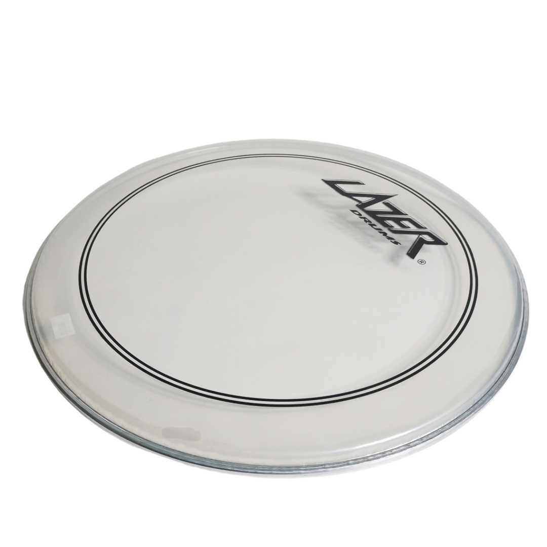 Lazer PD2-056-22 Clear Single Ply With Muffer Rim 22-Inch Drum Head