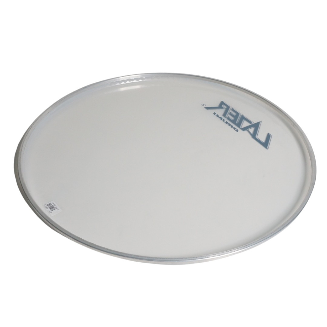 Lazer PE-079-22 Single Ply Milk White 22-Inch Drum Head
