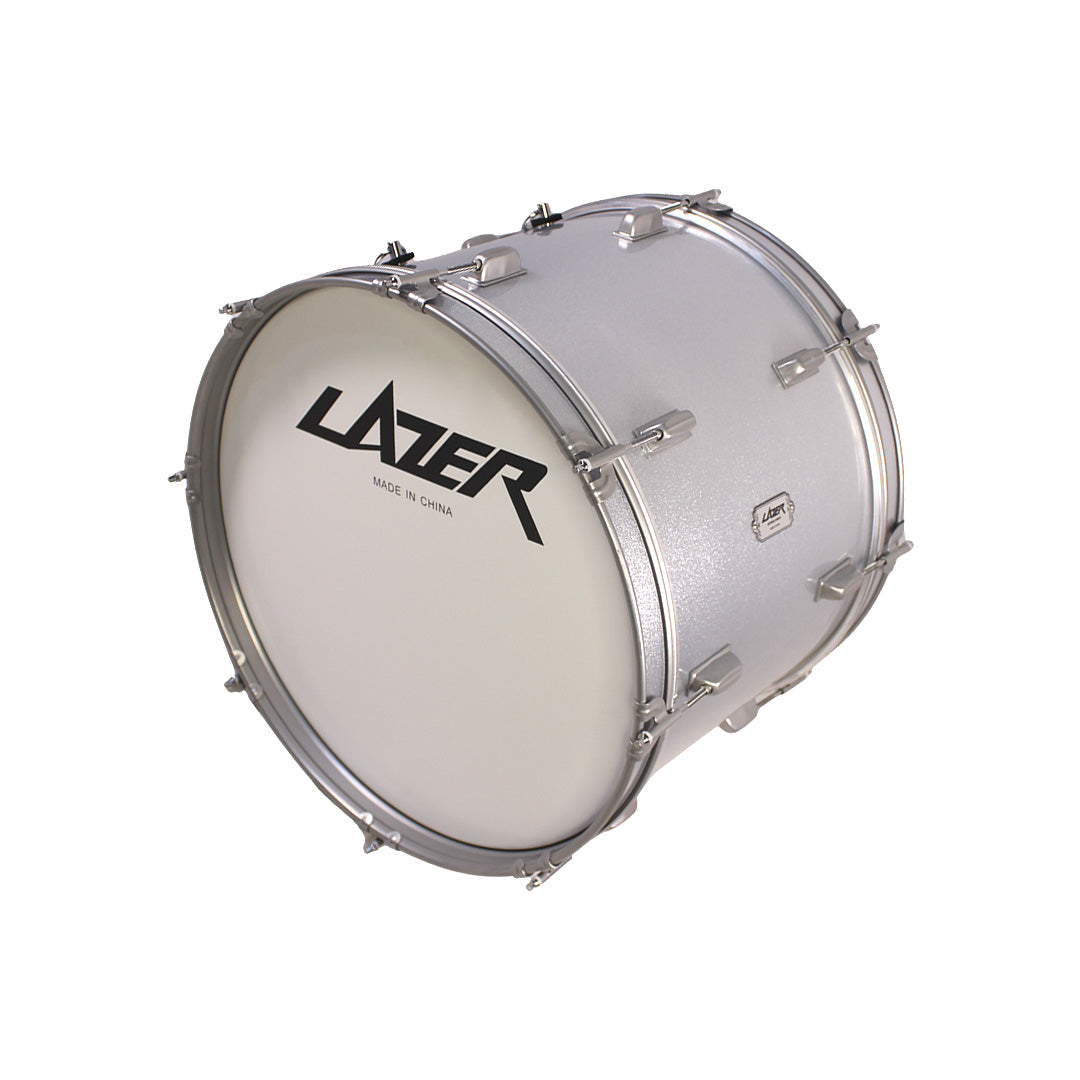 Lazer Marching Bass Drum 20'' w/ Harness, Mallet, and Key [BD20-HLC]