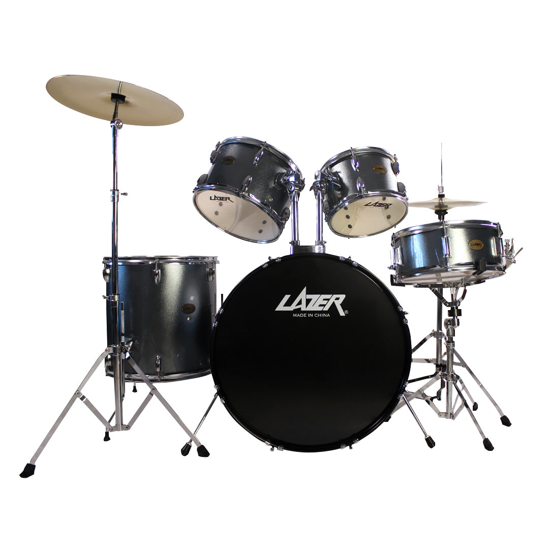 LAZER TCD-24 Drumset with Cymbals and Throne