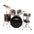 LAZER TCD-24 Drumset with Cymbals and Throne