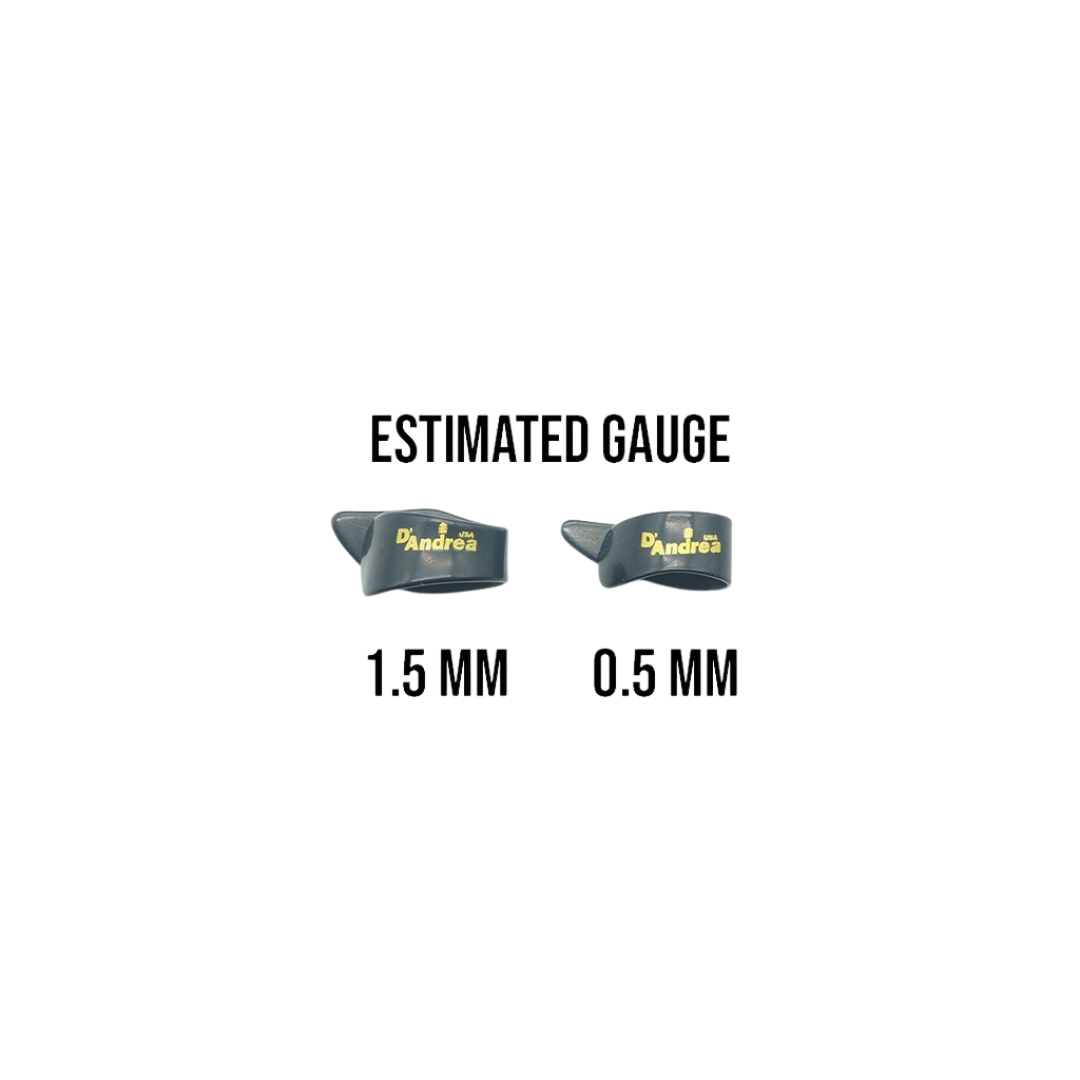 D'Andrea Thumb Pick in Medium and Large Gauge