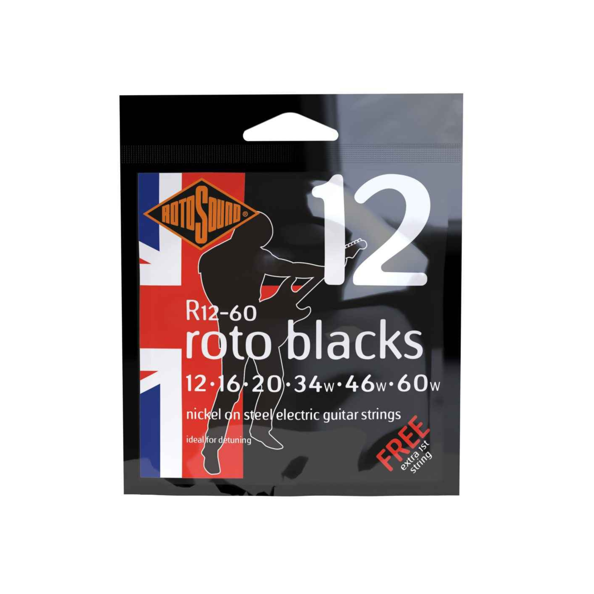 Rotosound Roto Blacks Electric Guitar Strings