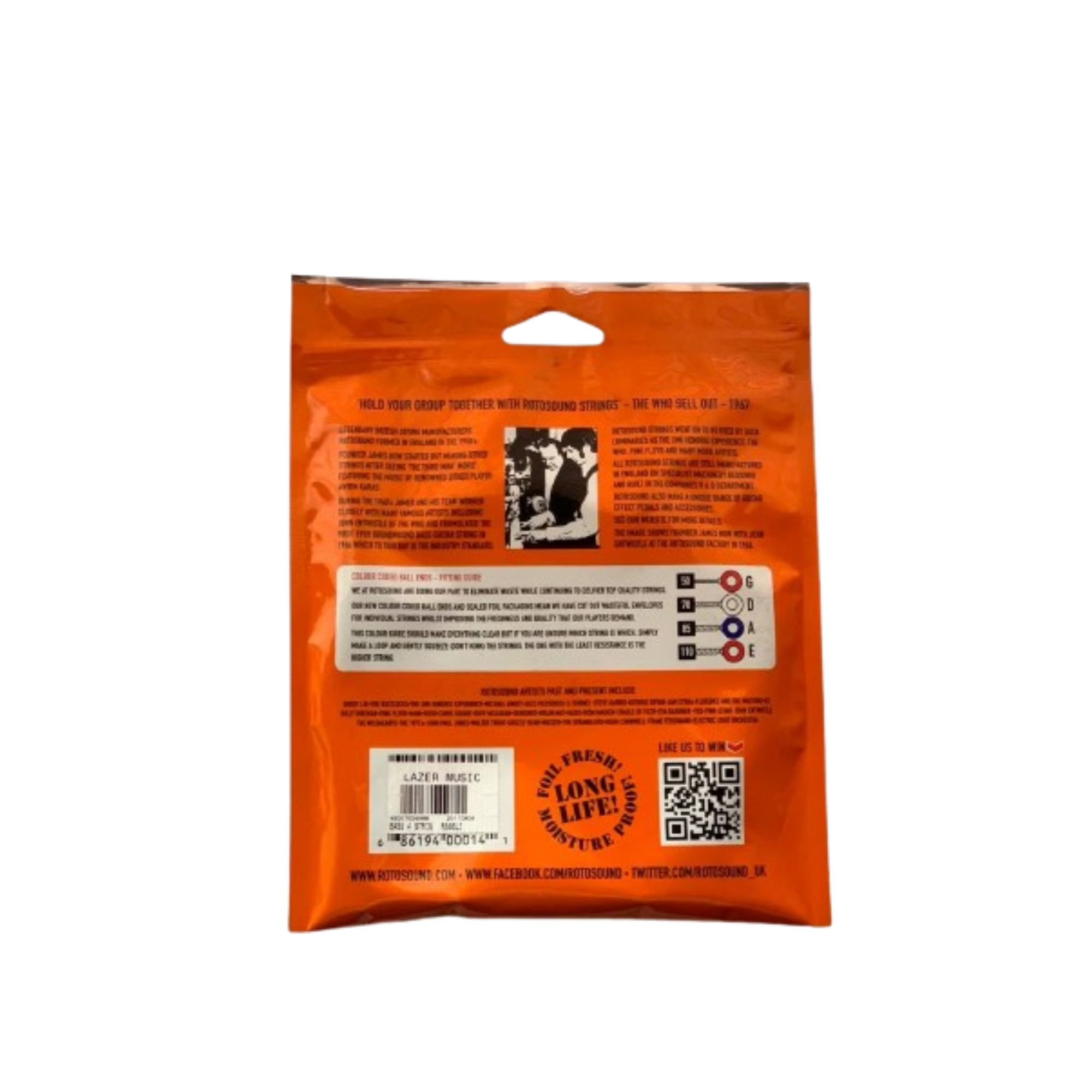 Rotosound Swing Bass 66 Heavy Bass Guitar Strings