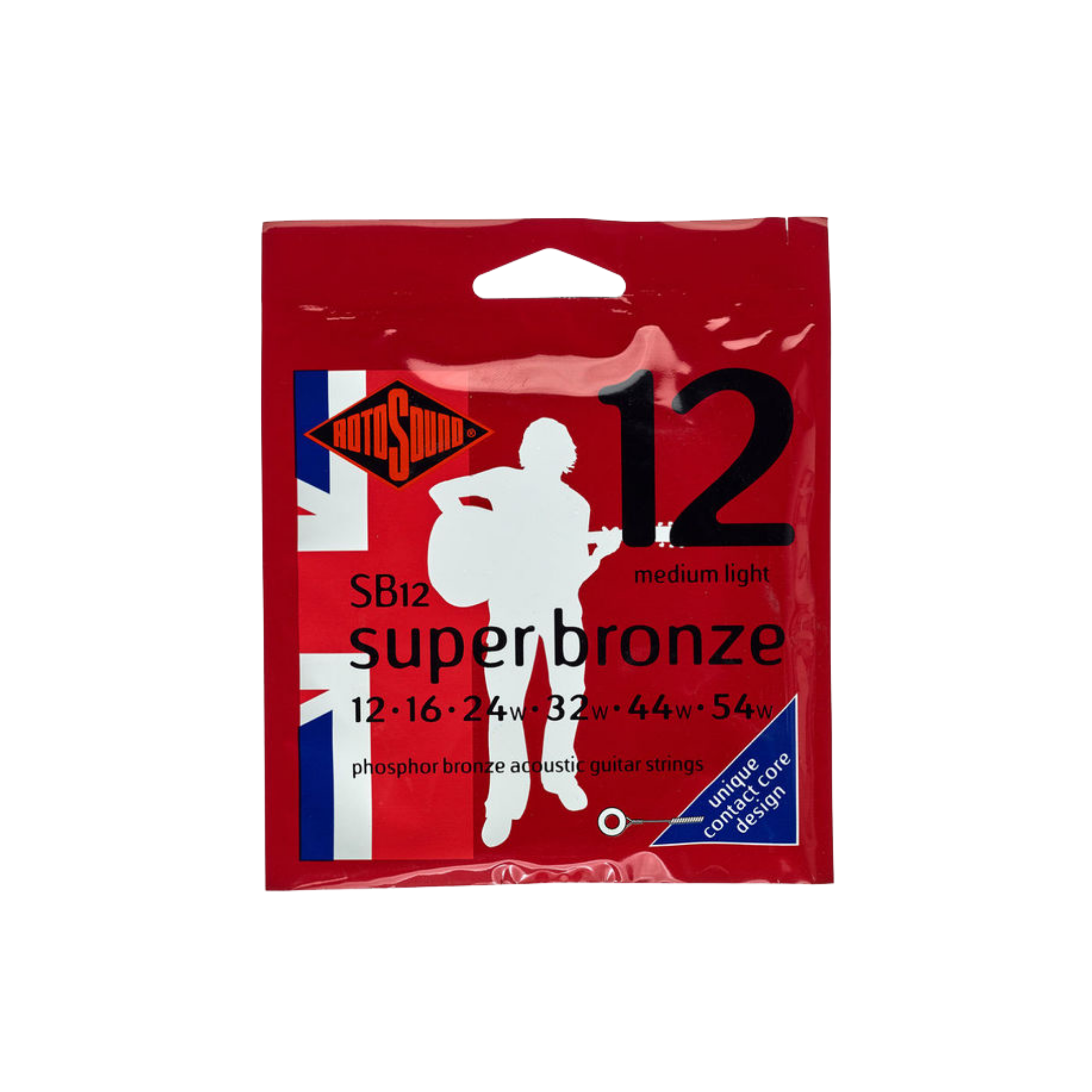 Rotosound Super Bronze Acoustic Medium Light Guitar Strings