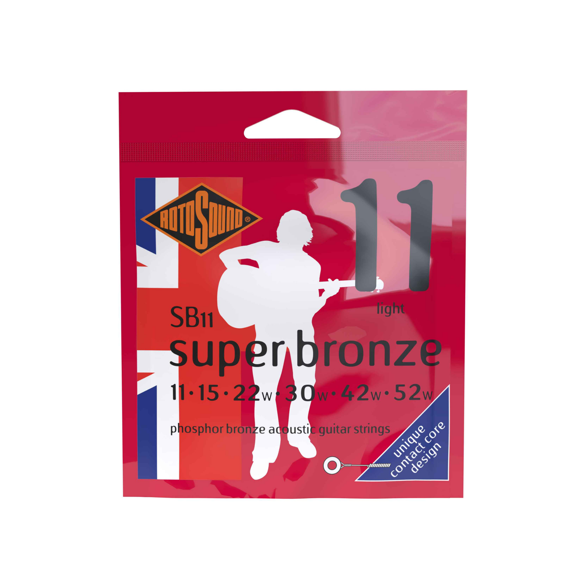Rotosound Super Bronze Acoustic Light Guitar Strings
