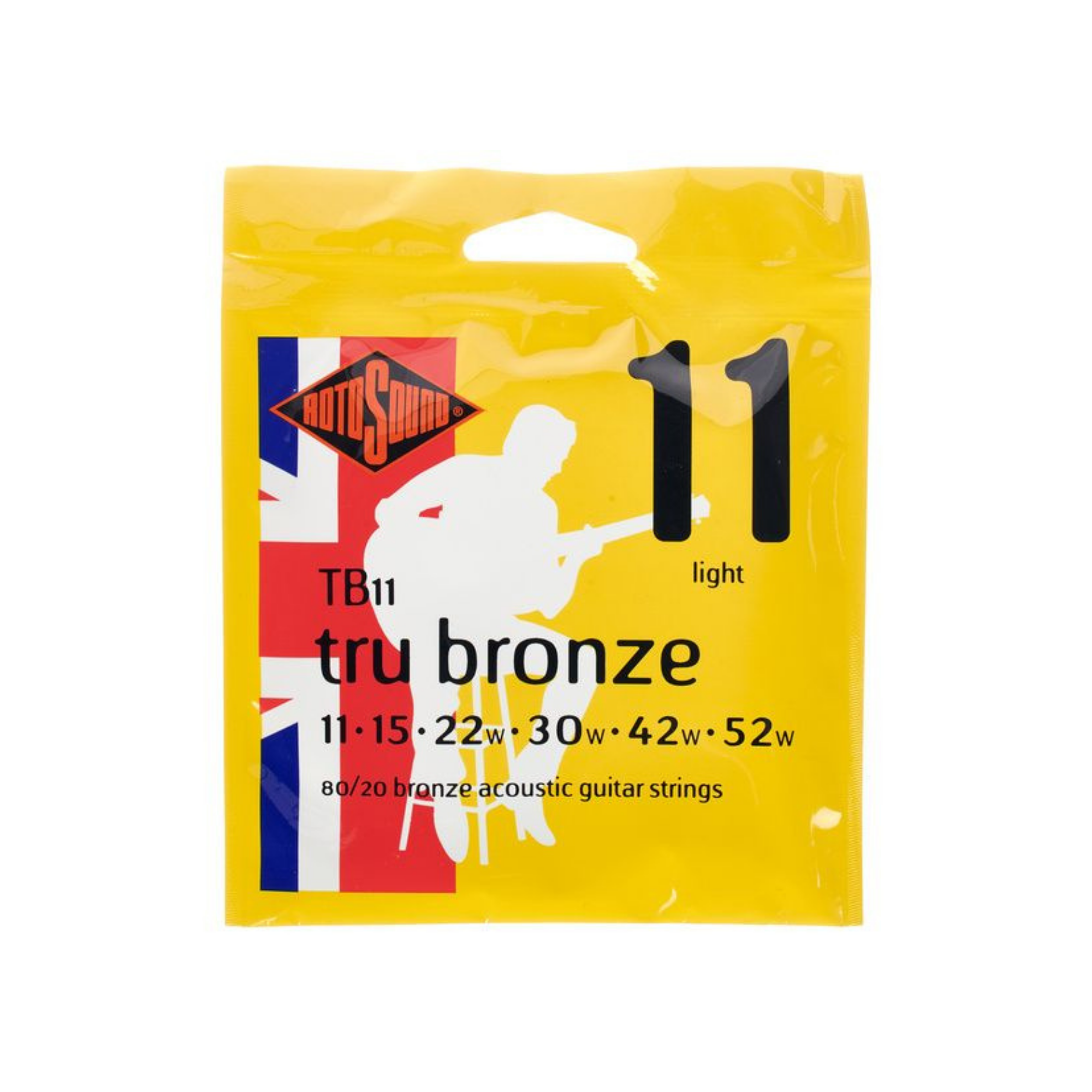 Rotosound Tru Bronze Acoustic Light Guitar Strings