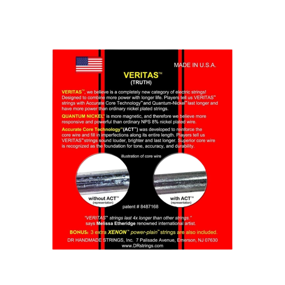 DR VTE-1150 Veritas 11-50 Electric Guitar Strings