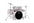 MAPEX Comet Series Drumset w/ 2 Cymbals, Cymbal Stand, Snare Stand, Hi-hat Stand, Single Pedal and Throne