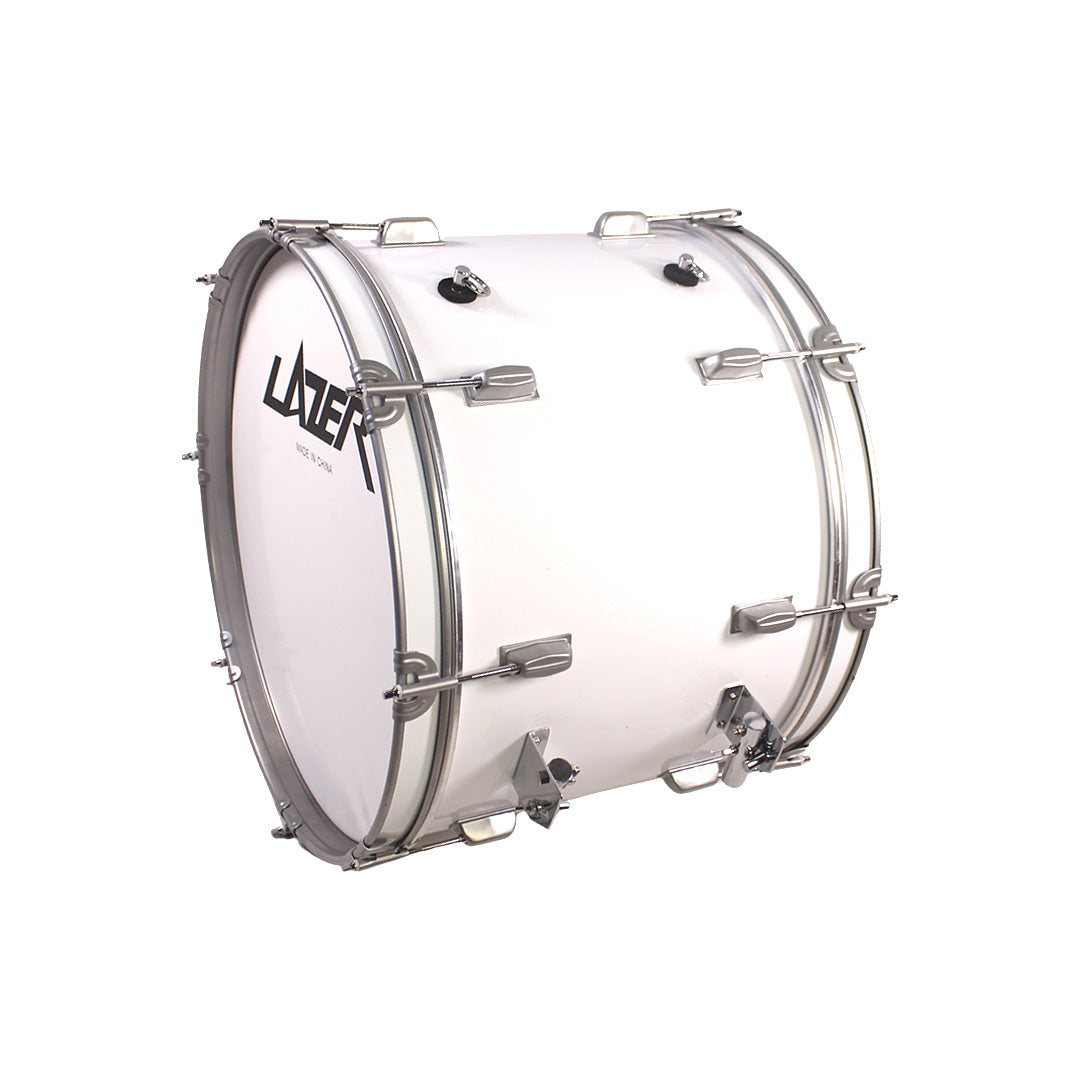Lazer Marching Bass Drum 20'' w/ Harness, Mallet, and Key [BD20-HLC]