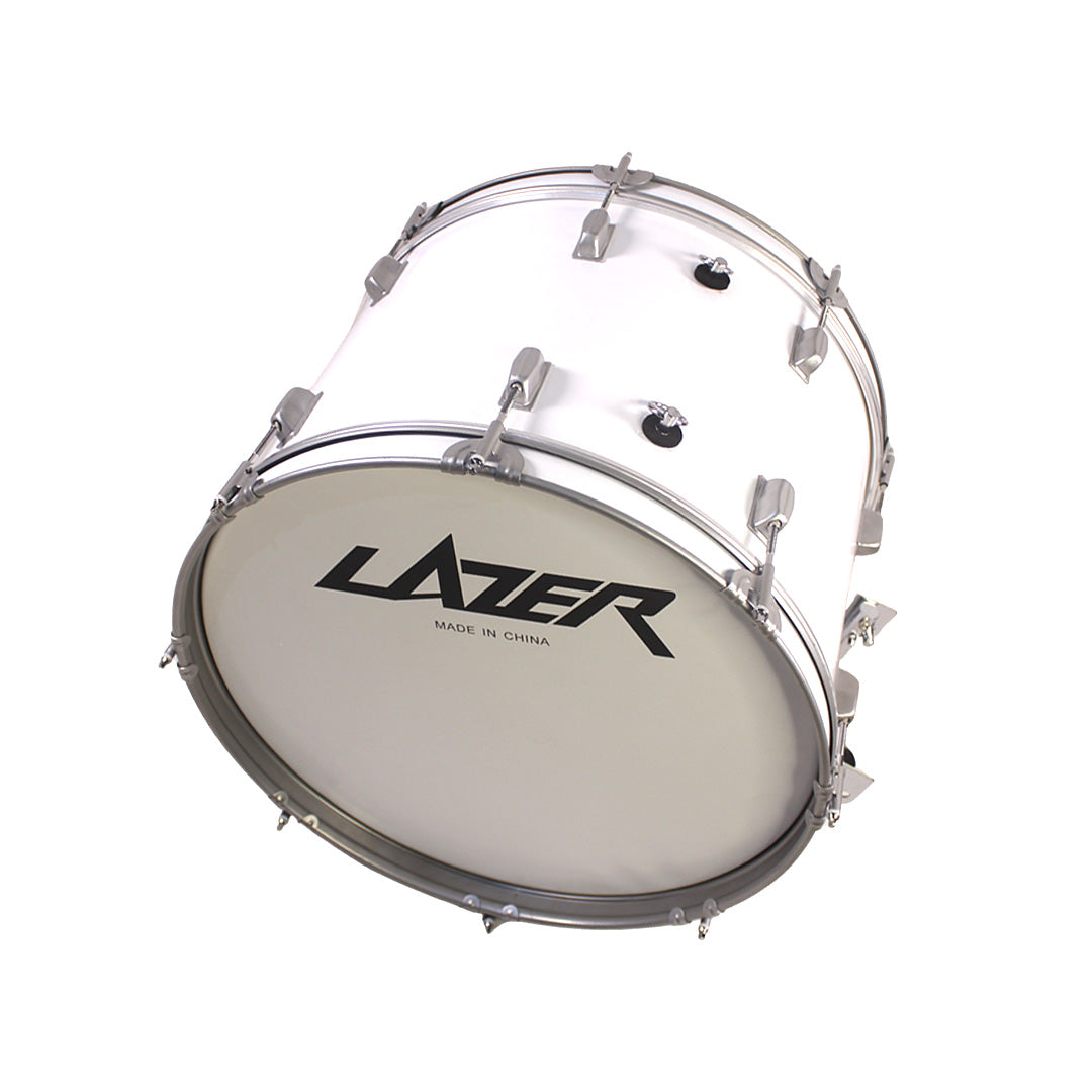 Lazer Marching Bass Drum 20'' w/ Harness, Mallet, and Key [BD20-HLC]