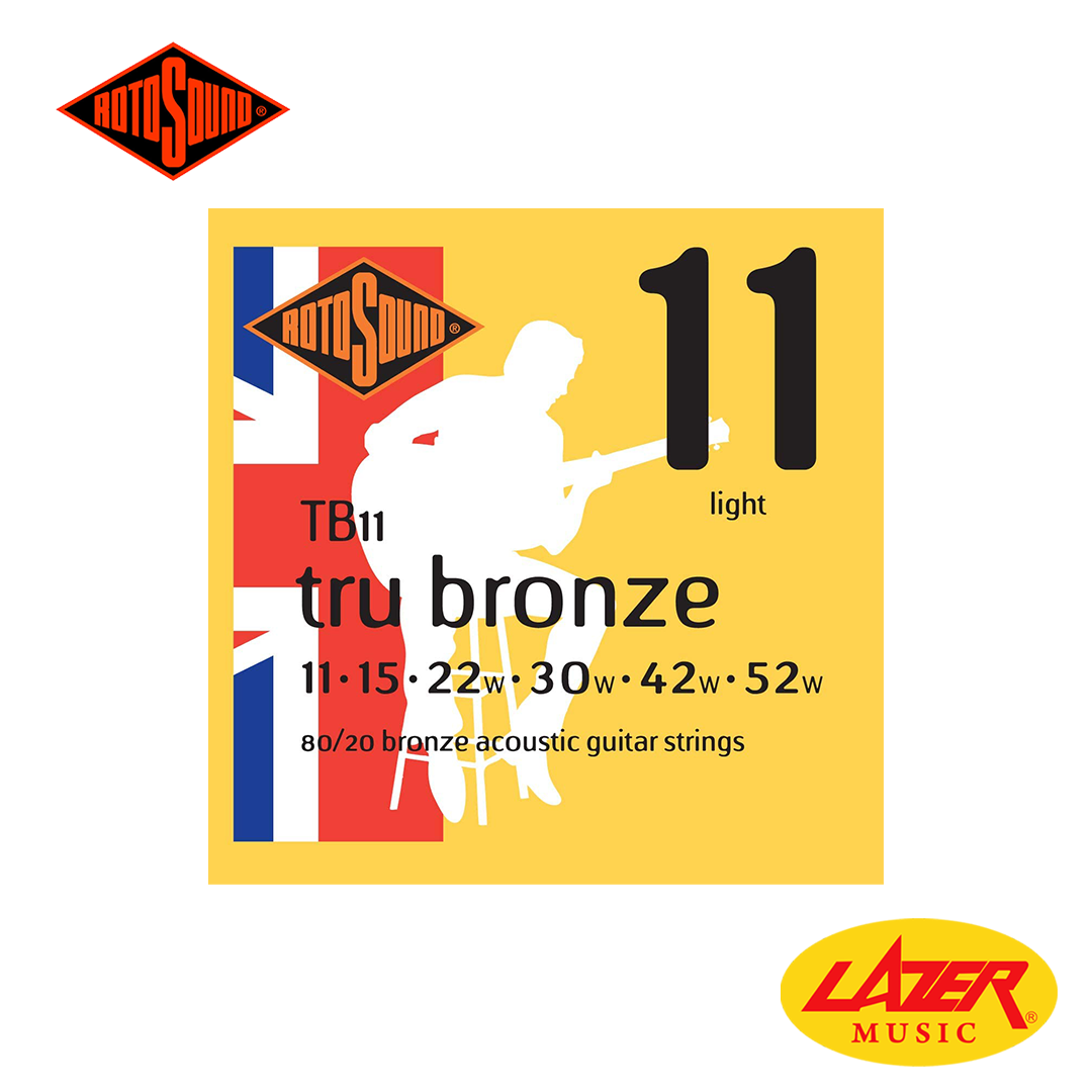 Rotosound Tru Bronze Acoustic Light Guitar Strings