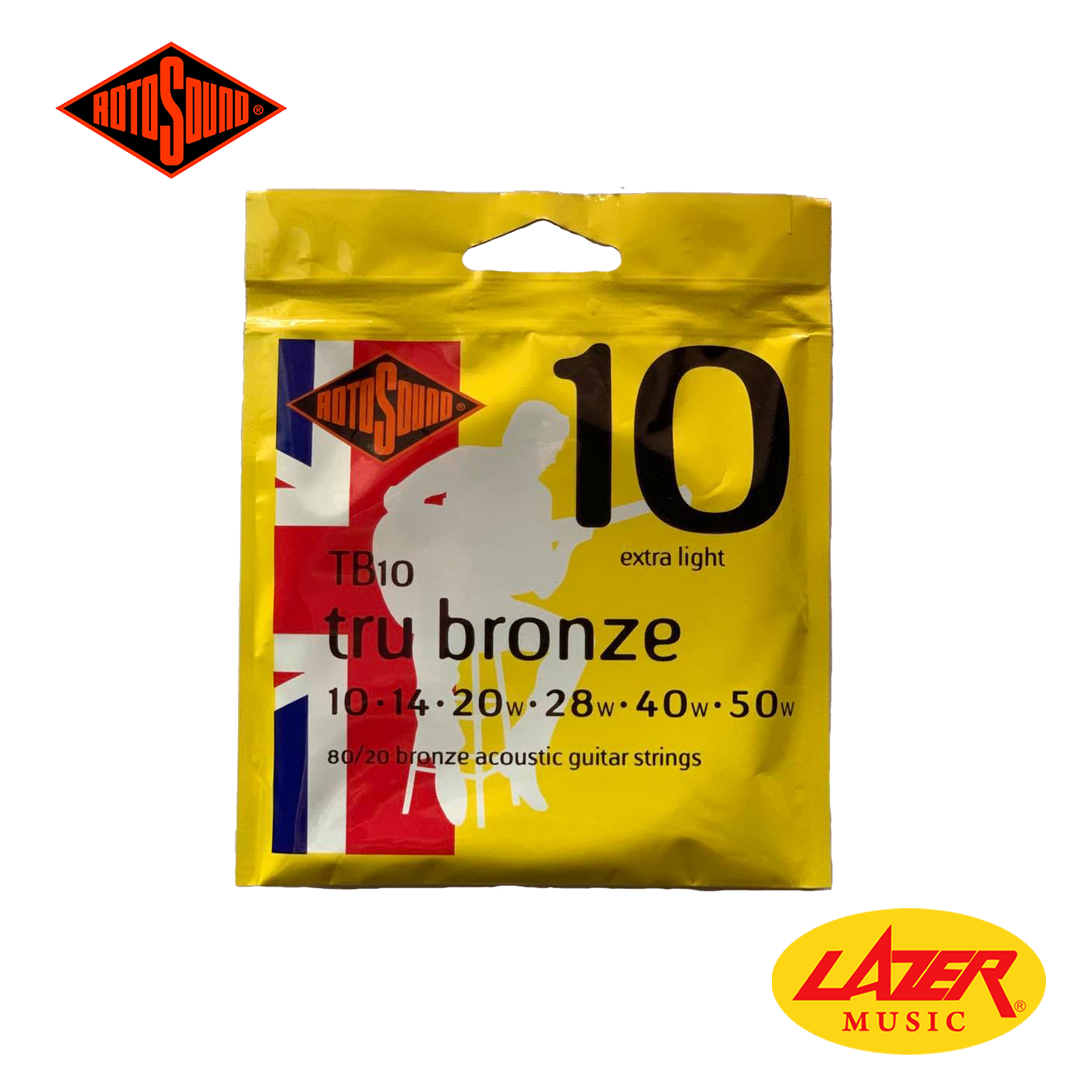 Rotosound Tru Bronze Acoustic Extra Light Guitar Strings
