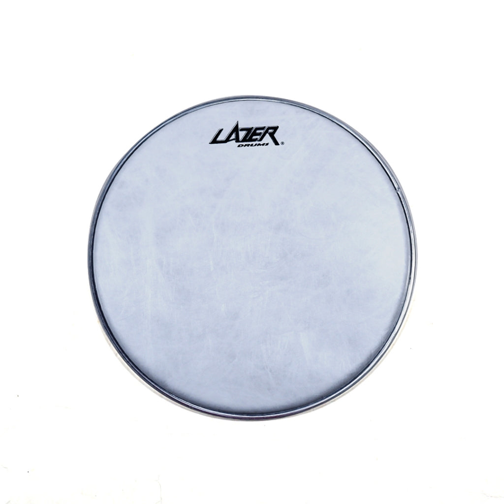 Lazer Music 12" Single Ply 0.19mm White Fiber Drumhead