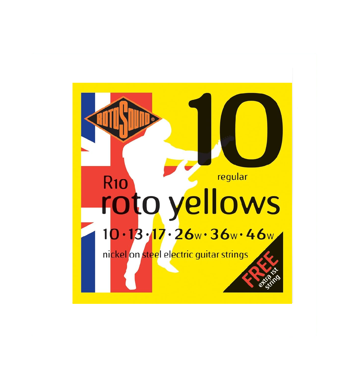 Rotosound Roto Yellows Electric Guitar Strings