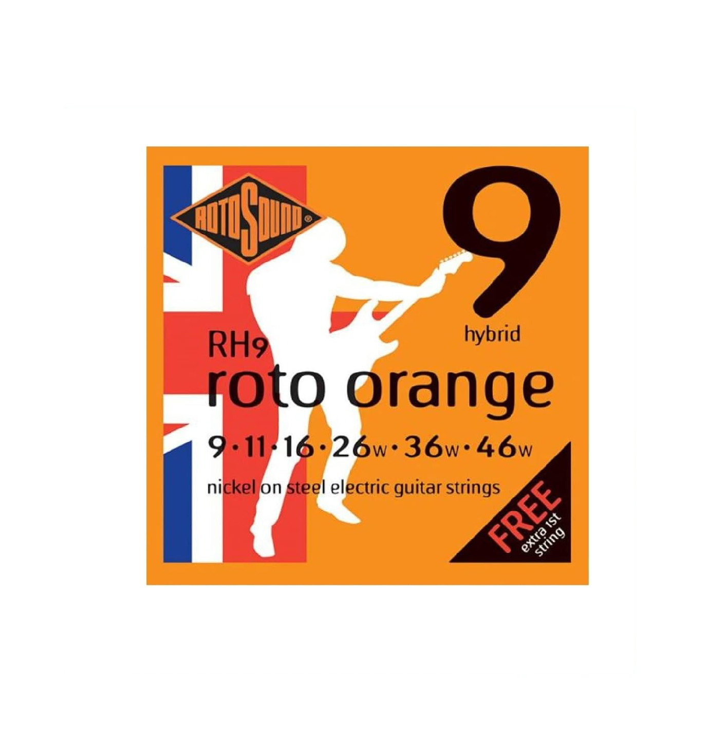 Rotosound Roto Orange Electric Guitar Strings
