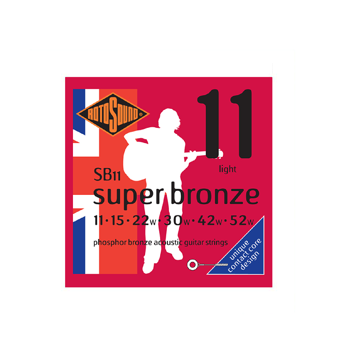 Rotosound Super Bronze Acoustic Light Guitar Strings