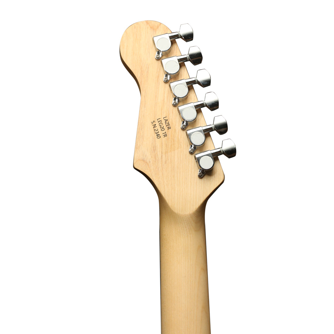 Lazer SST-20-BLK Basswood Body Double Cutaway Electric Guitar