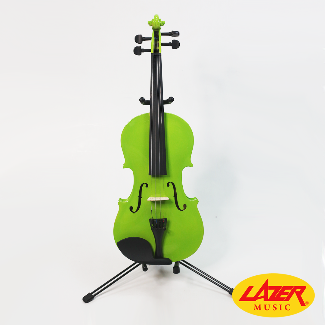 Lazer 3115FL Violin with Colored Design