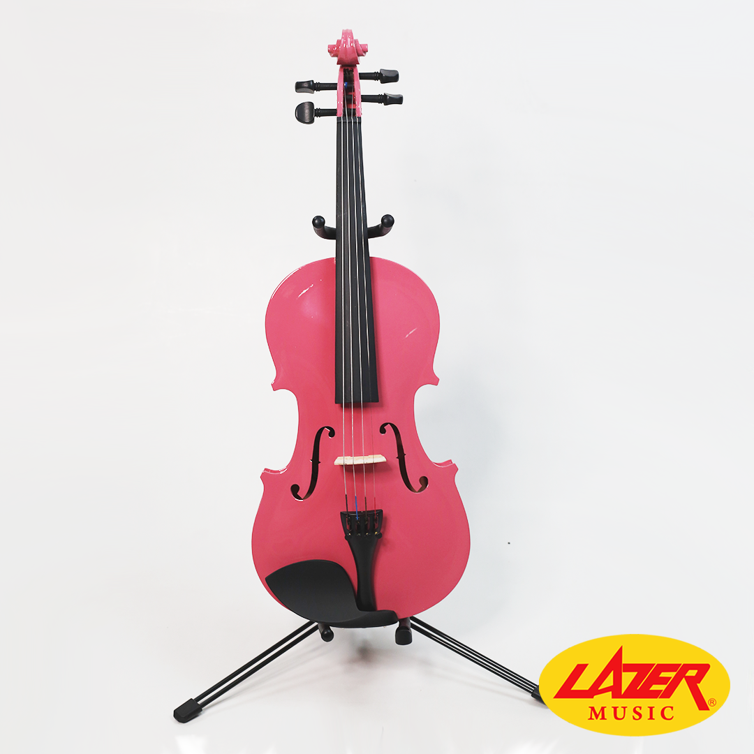 Lazer 3115FL Violin with Colored Design
