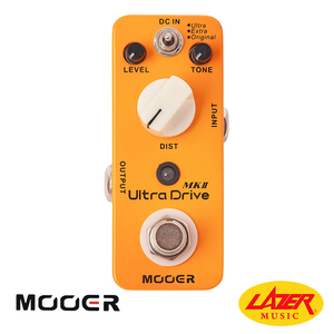 Mooer ULTRA DRIVEMKII Ultra Drive MKII Distortion Micro Guitar Effects Pedal