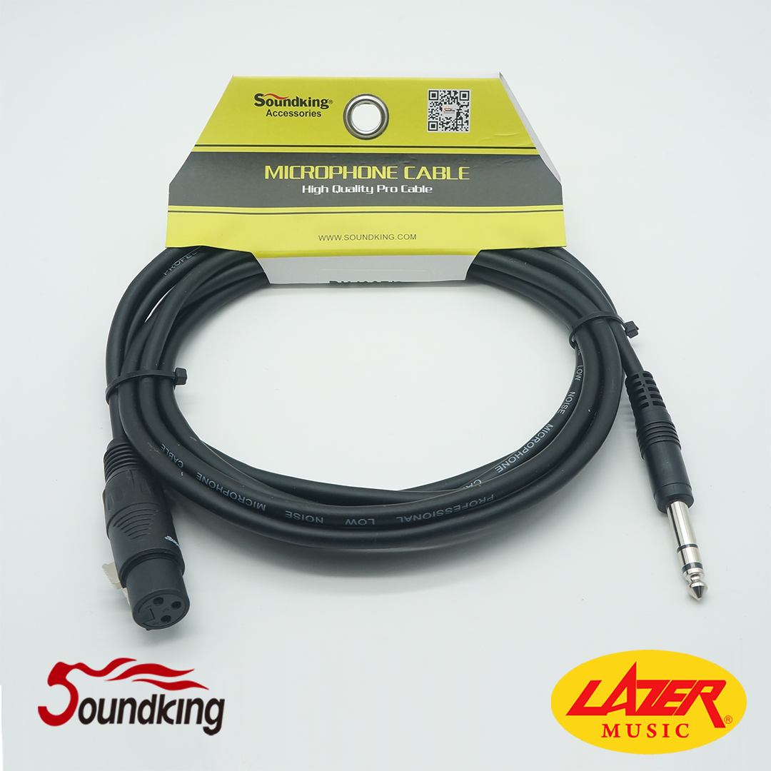 Soundking BXJ037 Female XLR to TRS Microphone Cable