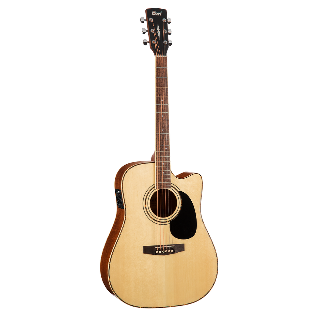 Cort AD880CE Dreadnought Cutaway Acoustic Guitar With EQ and Bag