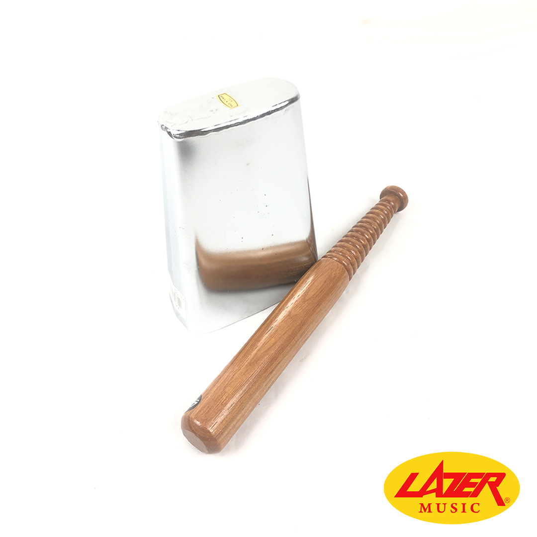 Lazer PE 067I 5 Hand Cowbell With Beater 5 Inch