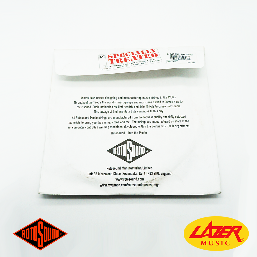 Rotosound SBL085 Single Bass String Gauge 85 Stainless Steel Roundwoun