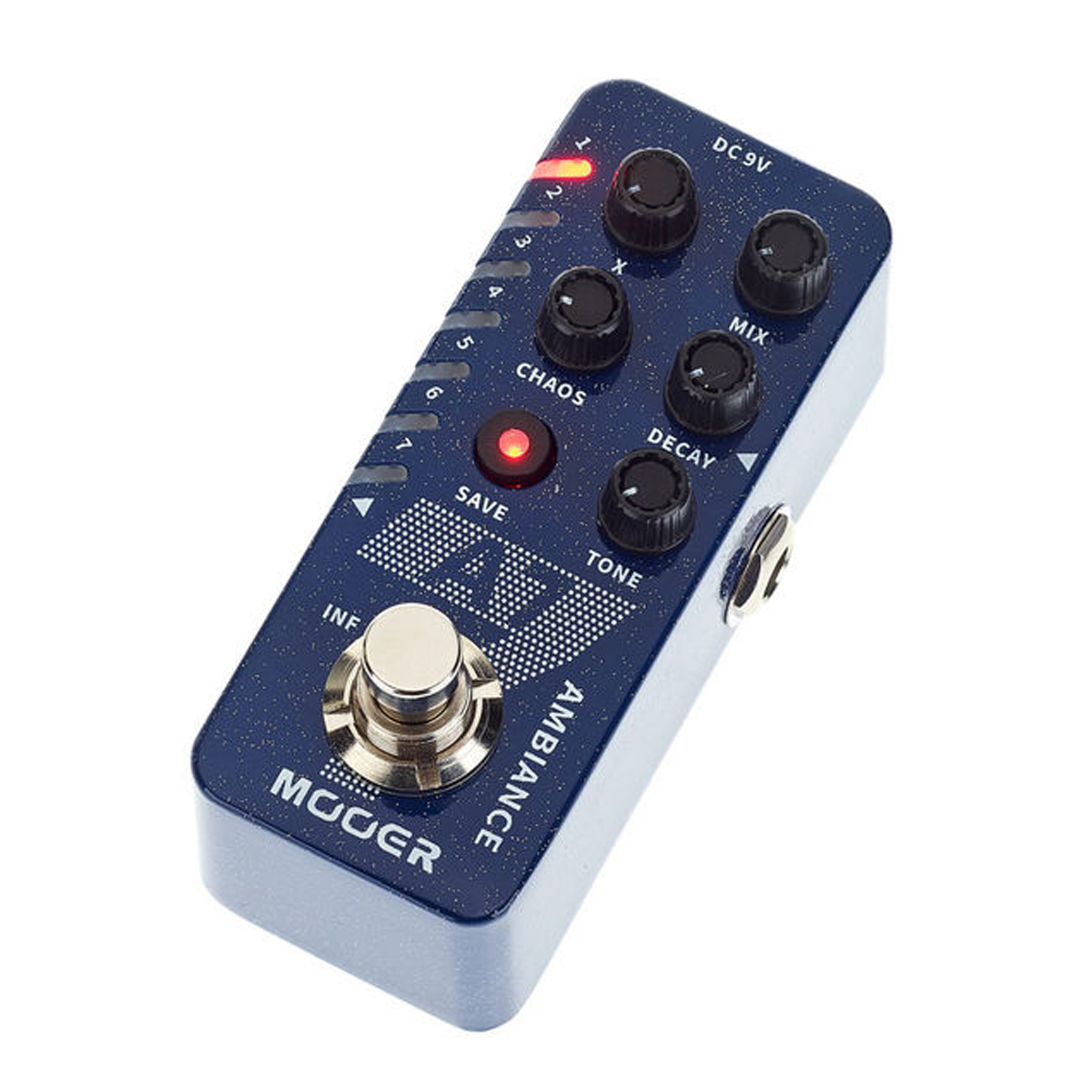 ギター MOOER A7 AMBIANCE REVERB MOOER A7 Ambiance Reverb Guitar Pedal Mini Versatile Pedal