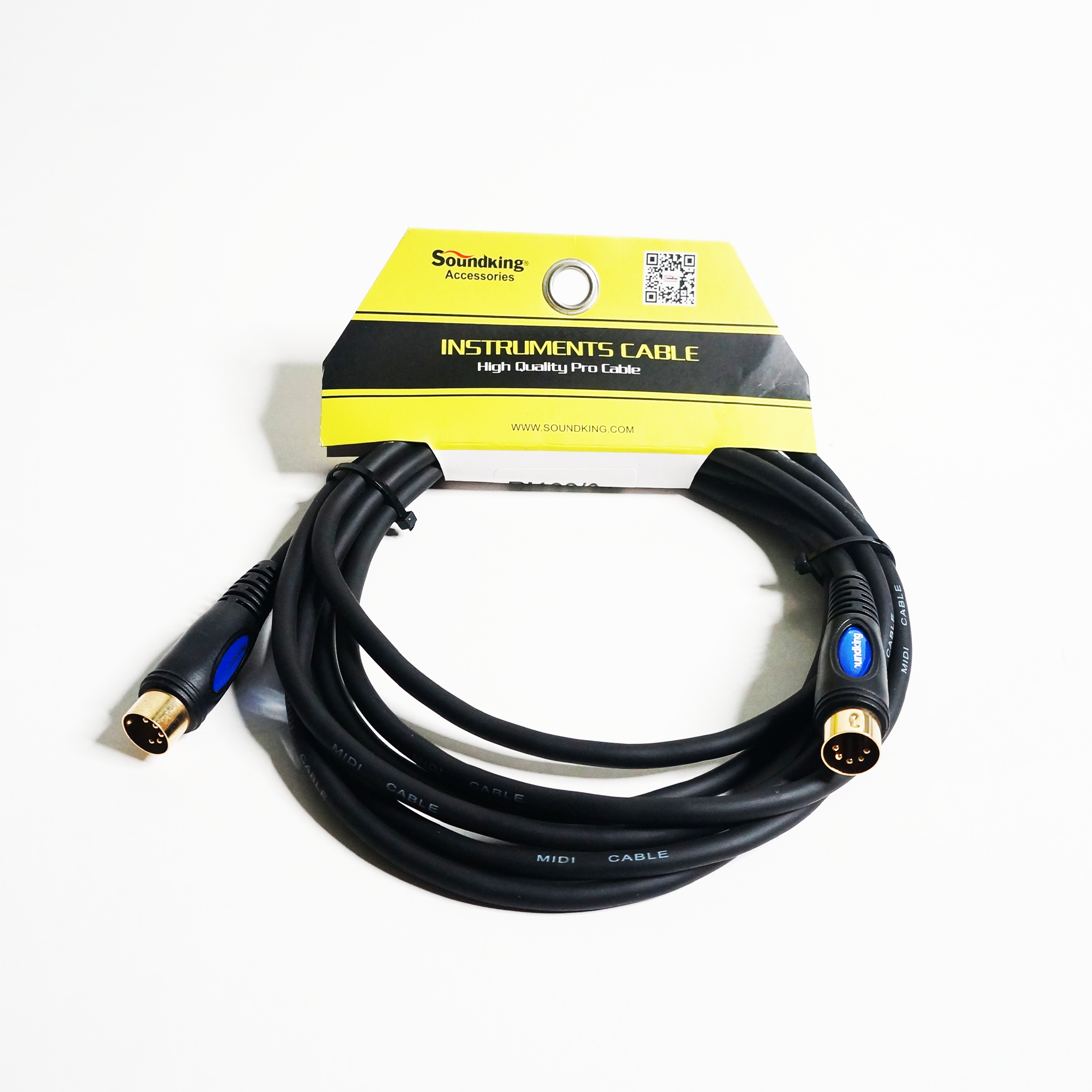 Soundking BI132 15FT 5-Pin DIN Midi Cable