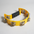 Dadi MT4 Half Moon Tambourine with Pad