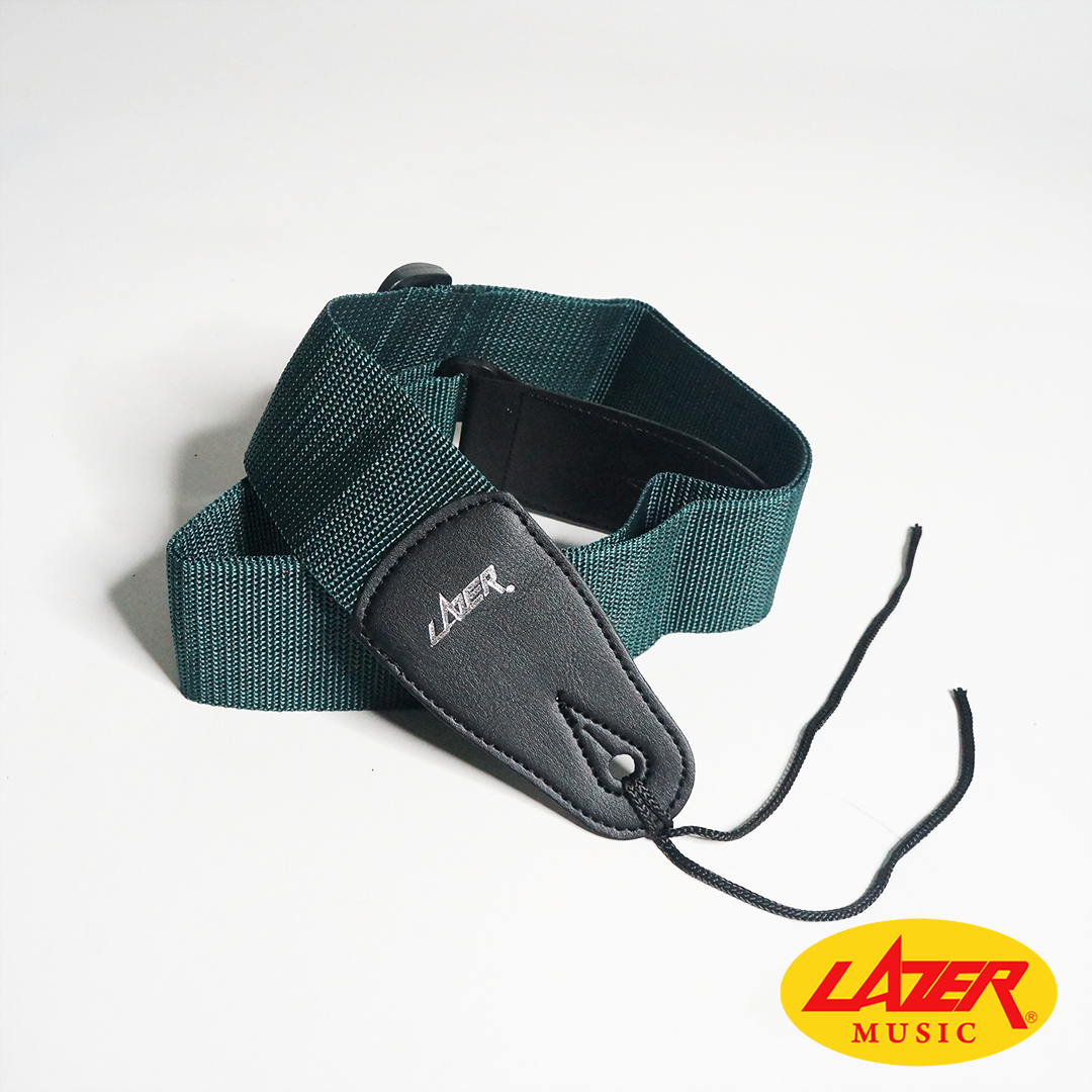 Lazer 5001 Black Ends Guitar Strap