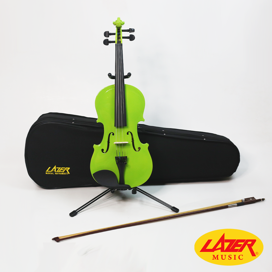 Lazer 3115FL Violin with Colored Design