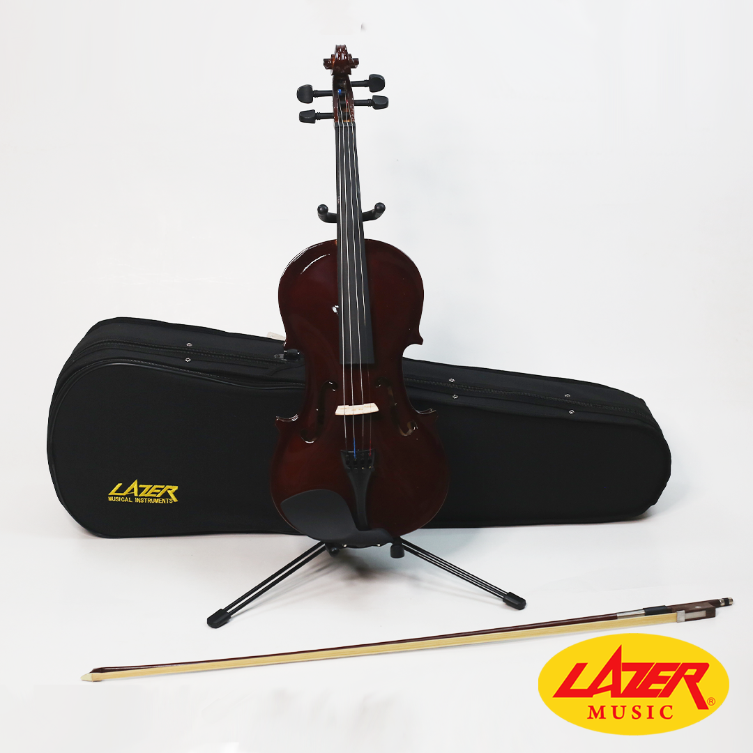 Lazer 3115FL Violin with Colored Design